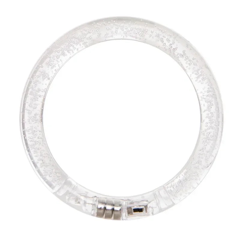 LED Light Up Glow Bracelet Watch – Party, Halloween & Cosplay LED Glow Bracelet Babs white bubble