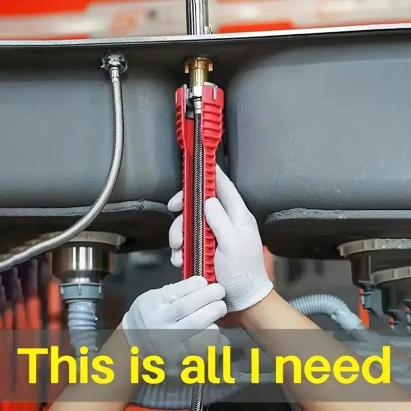 8-in-1 Multifunctional Sink Faucet Wrench – Universal Fit Plumbing Wrench Babs