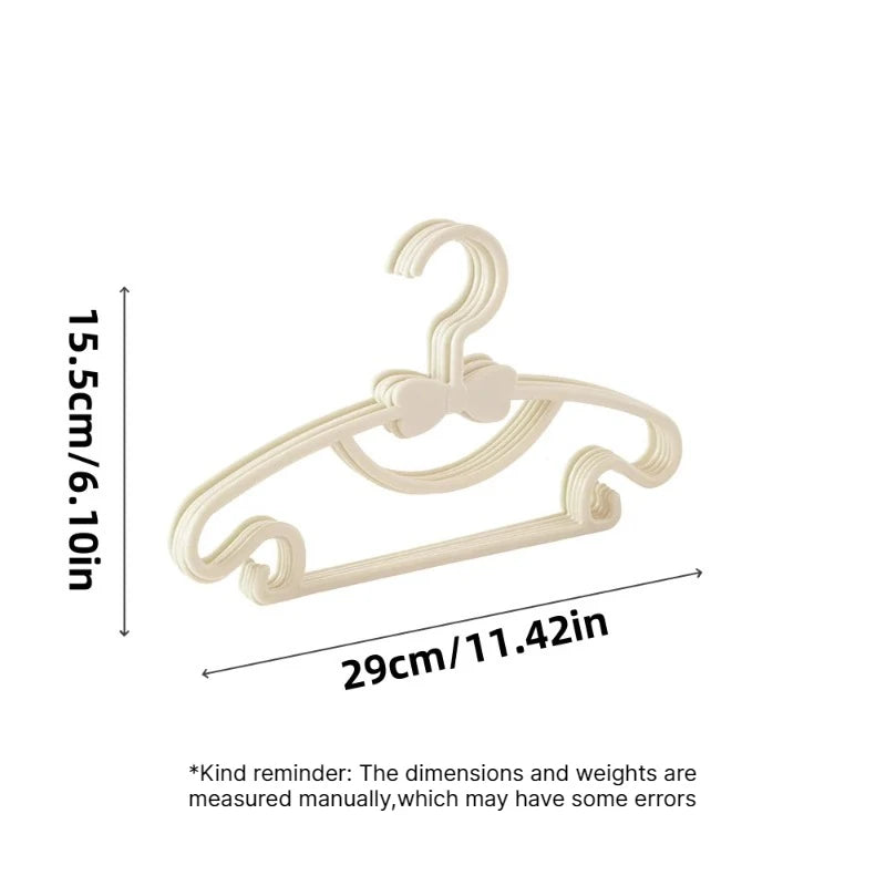 20pcs Kids Plastic Hangers – Children's Closet Organizer Children's Clothing Hangers Babs