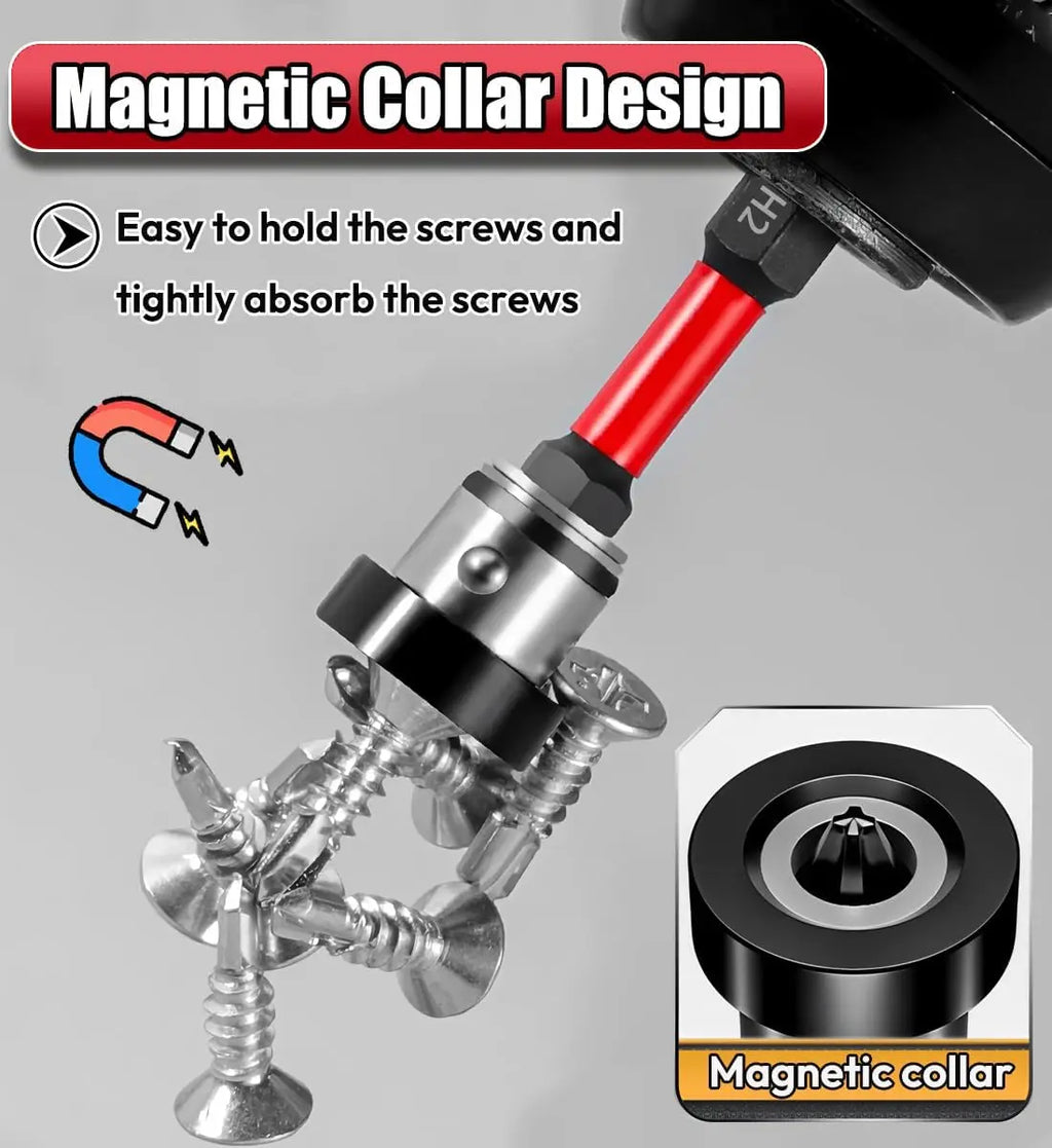 Magnetic S2 Screwdriver Bits – Drywall Locating Bit for Plasterboard Screwdriver Bit Babs
