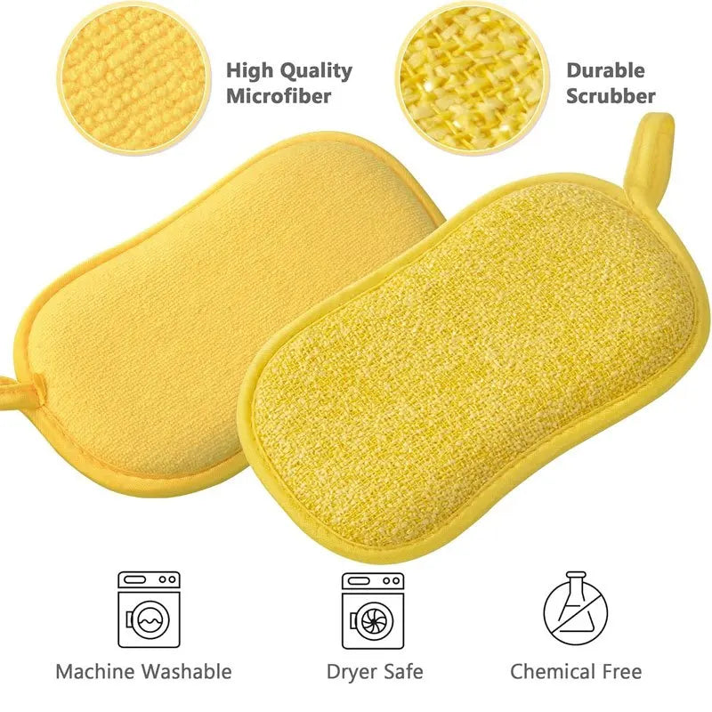 Colorful Double-Sided Kitchen Scrub Sponges | Dishes & Sinks Kitchen Scrub Sponges Babs