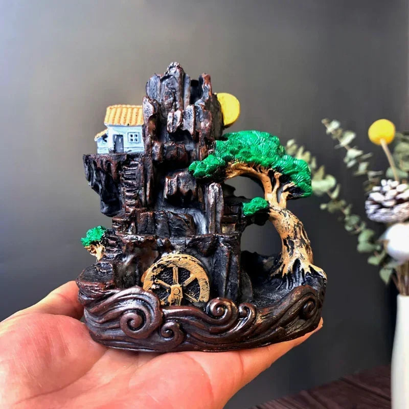 Resin Backflow Incense Burner – Modern Home Décor Gift Incense Burner Babs