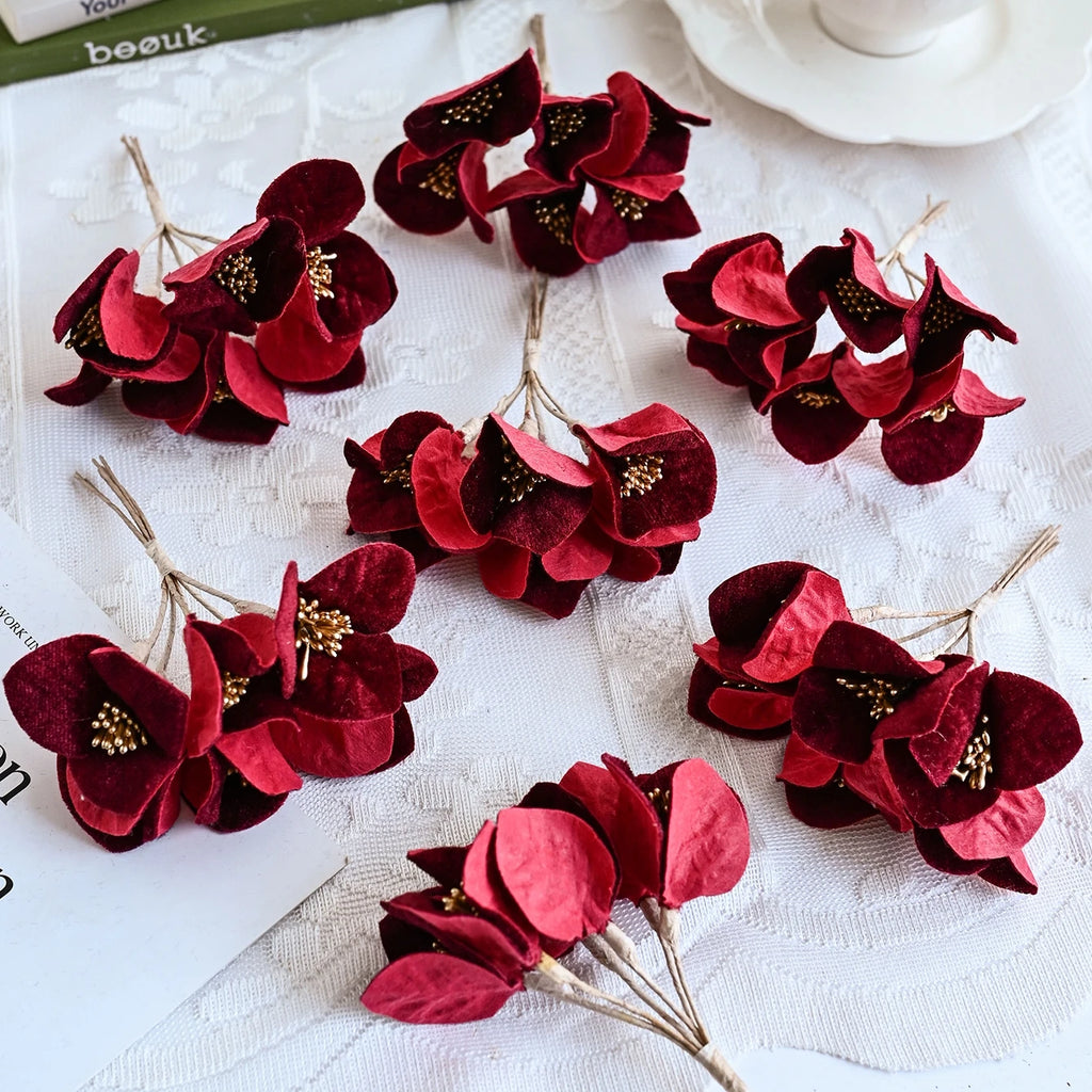Silk Artificial Mini Flower Bouquet – Wedding & Home Décor Artificial Flower Bouquet Babs