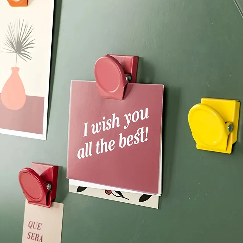 5-Pack Colorful Magnetic Clips for Fridge, Office & Home Magnetic Clips Babs