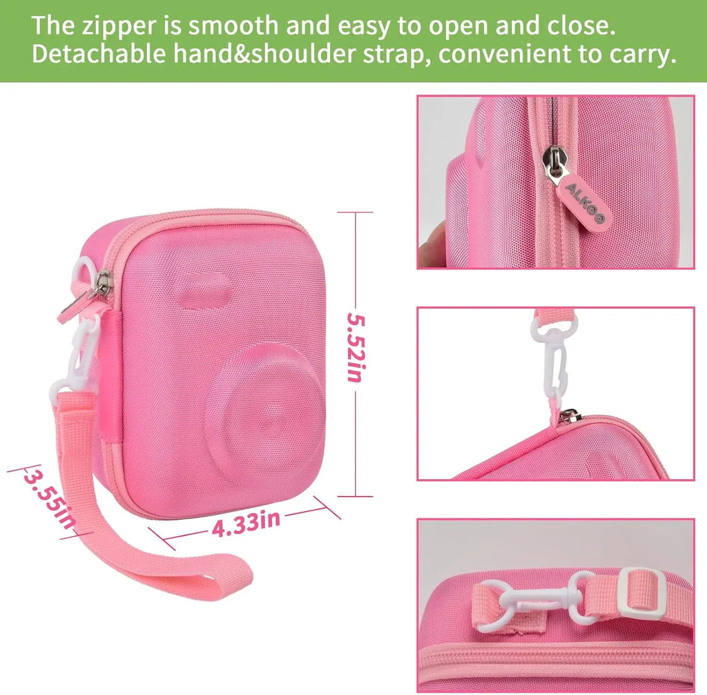 Kids Instant Print Camera Case Bag – Fits Gofunly & More Kids Camera Bag Babs