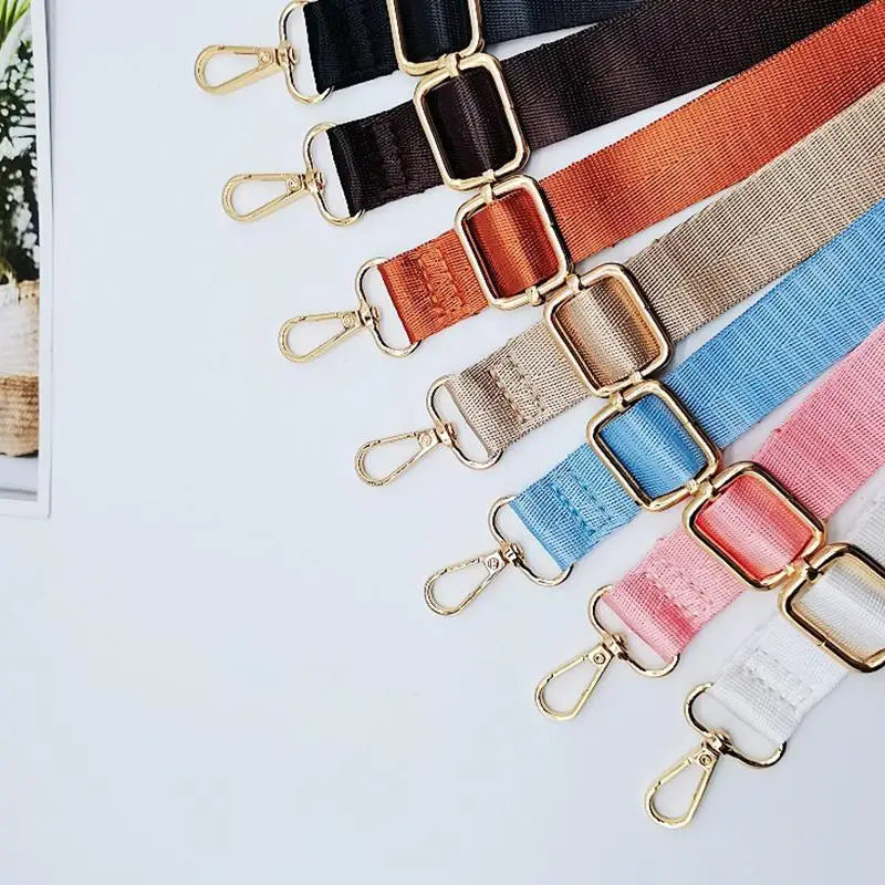 Wide Adjustable Shoulder Bag Strap – Nylon, Durable Design Bag Strap Babs