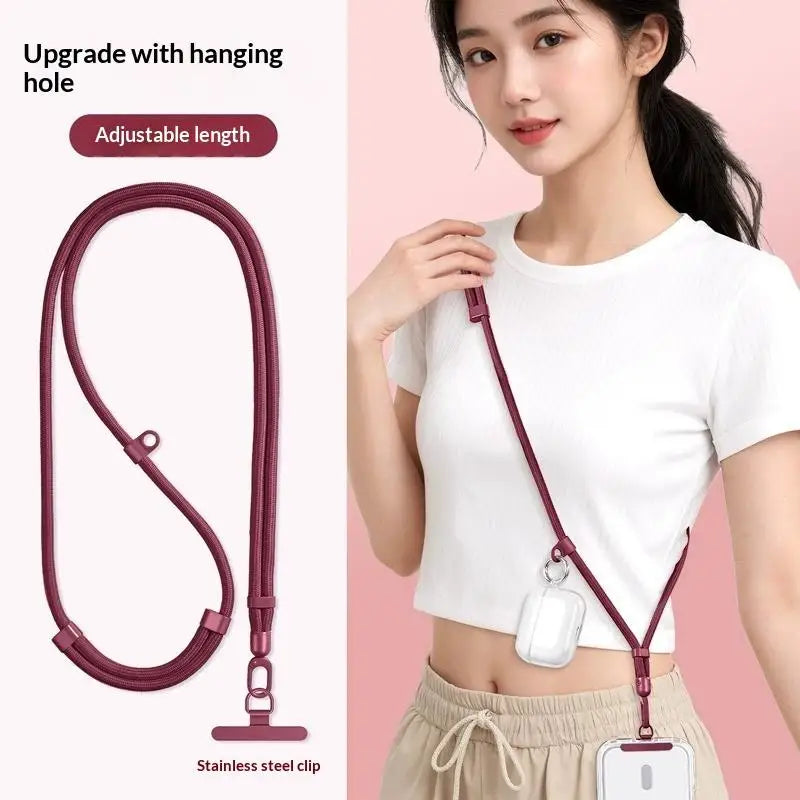 Adjustable Neck Phone Lanyard – Anti-Drop 360° Rotation Crossbody Phone Neck Lanyard Babs A7