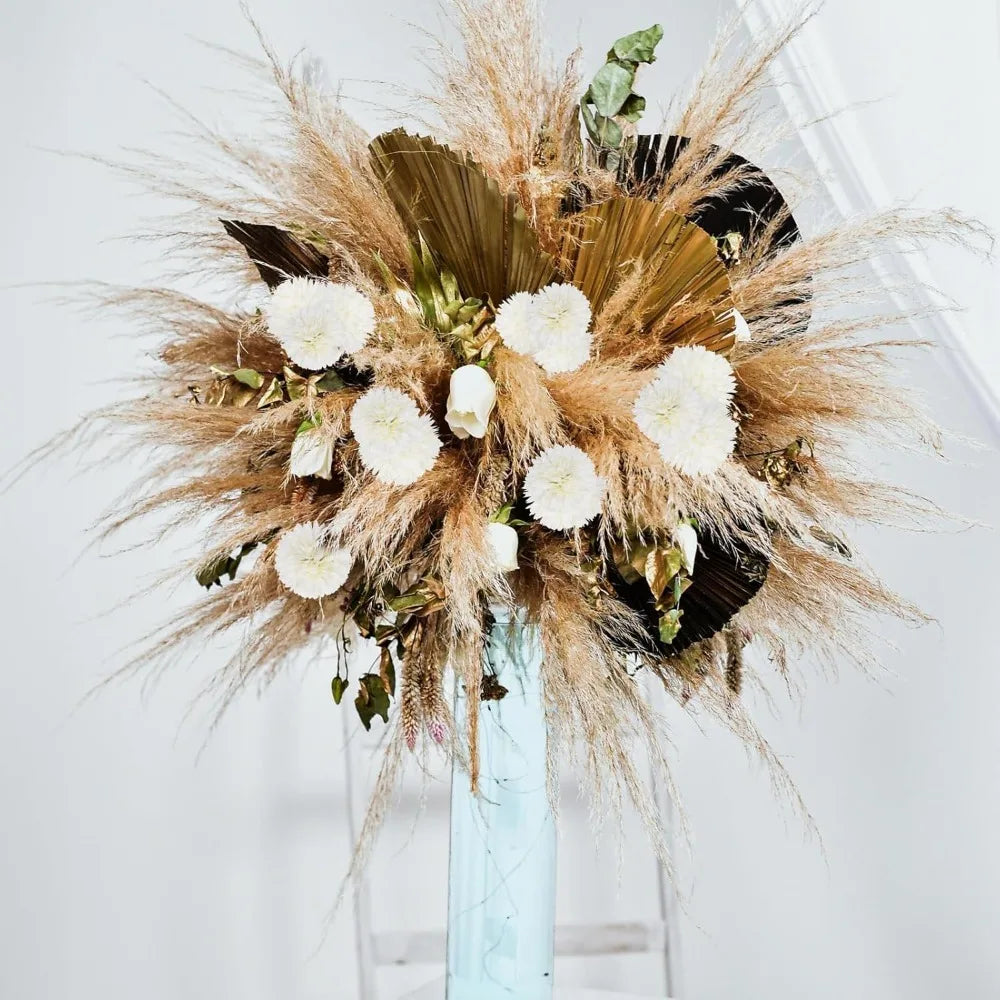5-Pack Silk Chrysanthemum Artificial Flower Heads | Wedding & Home Decor Artificial Flower Heads Babs