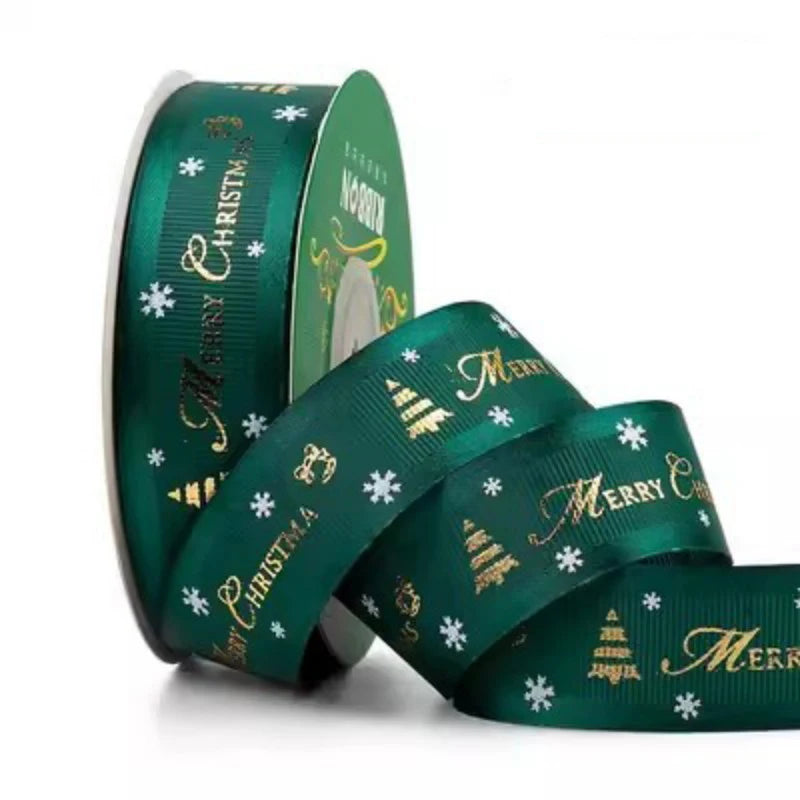 5m Christmas Ribbon for Tree, Gift Wrap & DIY Decorations Christmas Ribbon Babs 5m 5 5M