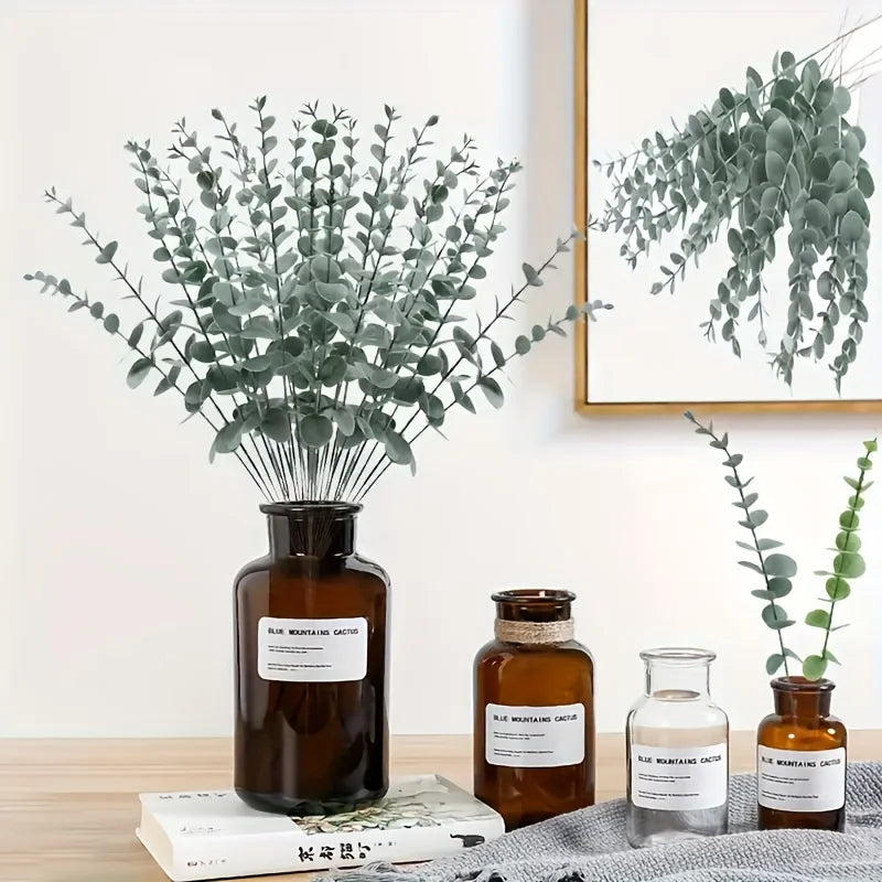 Artificial Eucalyptus Stems – Real Touch Faux Greenery Branches Artificial Greenery Stems Babs