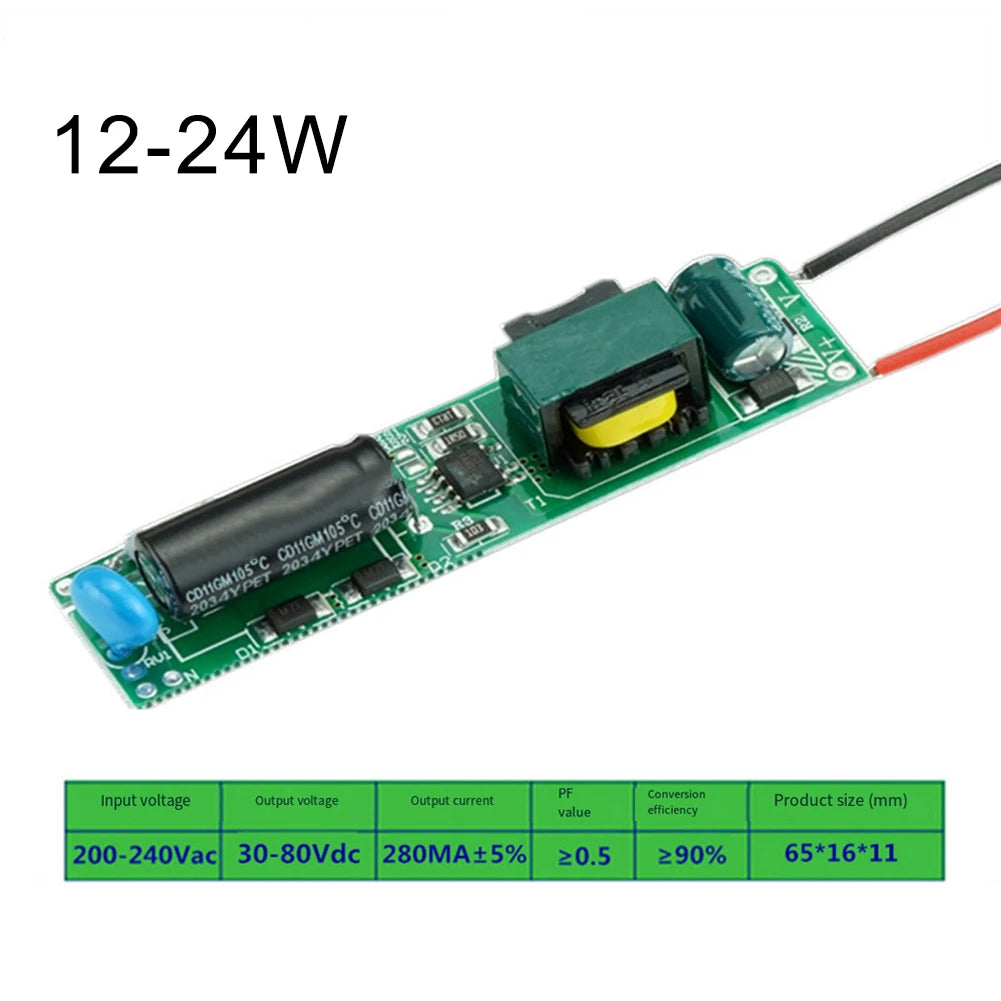 LED Driver Power Supply for Bulb, Aquarium & Track Lights LED Driver Power Supply Babs 12-24W 280MA