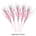 5pcs Artificial Heart Berry Picks – Wedding & Valentine's Décor Artificial Floral Picks Babs C 5Pcs
