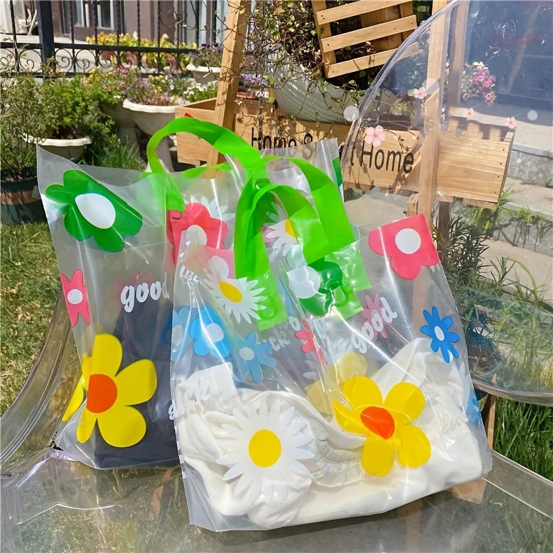 Thank You Gift Bags – Plastic Tote Bags for Retail & Parties Plastic Gift Bags Babs