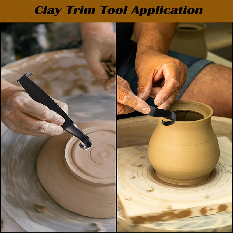 Dual-Ended Pottery Trimming & Clay Sculpting Tool Pottery Trimming Tool Babs