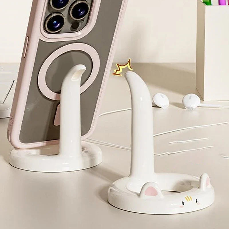 Cute Cat Phone Stand – Portable Desk Holder for Cell Phones Phone Stand Babs