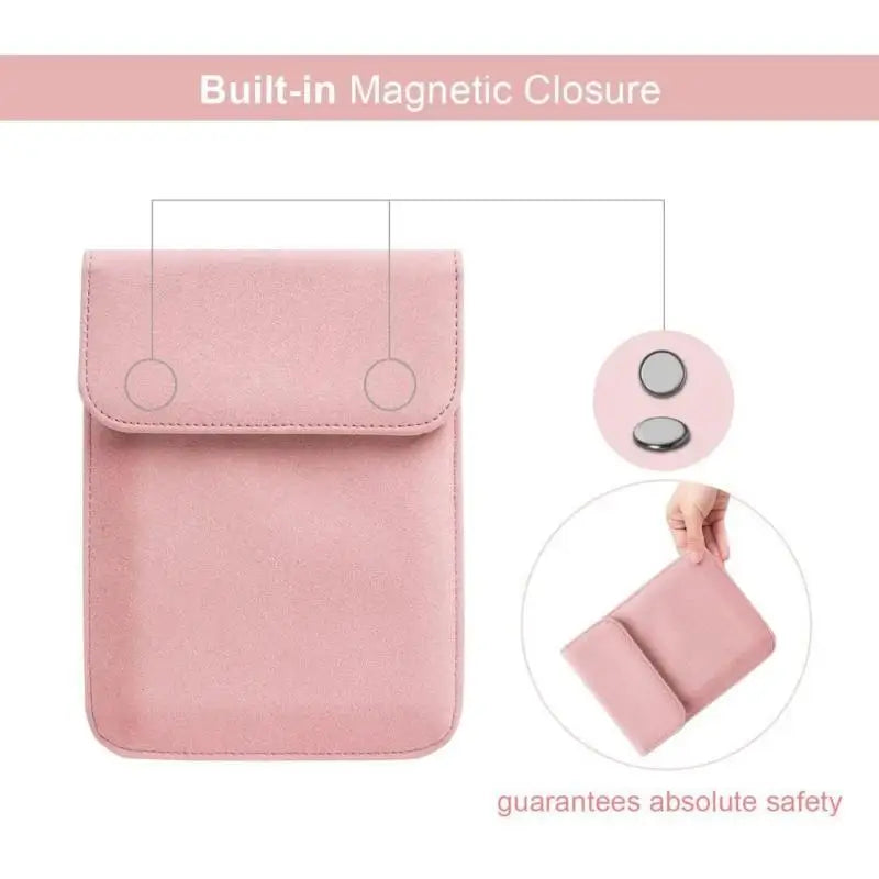Matte Frosted E-Reader Sleeve Magnetic Closure | 6-7 Inch E-Reader Sleeve Babs