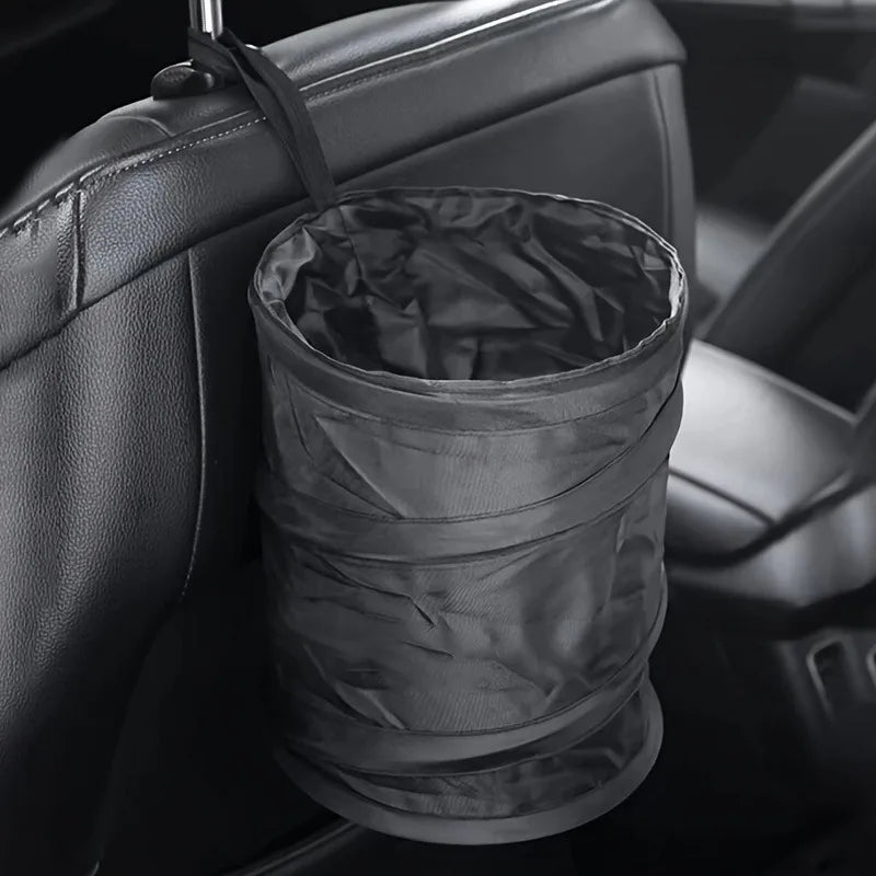 Collapsible Car Trash Can – Oxford Cloth, Universal Fit Car Trash Can Babs