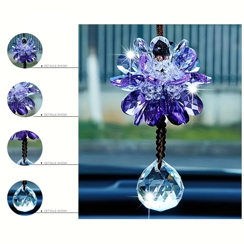 Crystal Ball Car & Home Décor Pendant | Premium Crystal Crystal Décor Pendant Babs