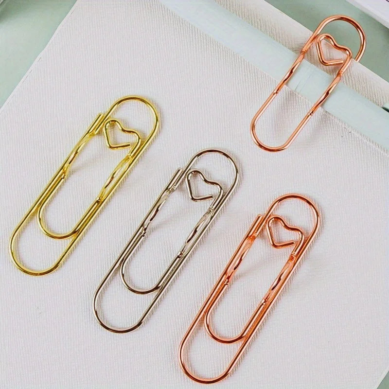 Love Metal Pen Clip – Mixed Color Journal & Diary Accessories Metal Pen Clip Babs