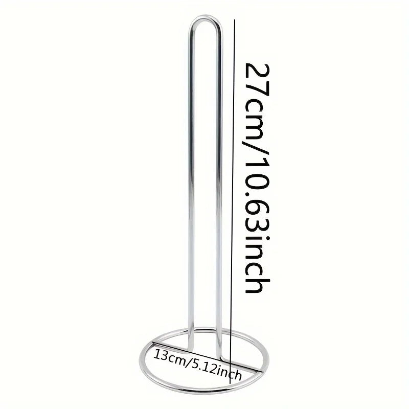 Stainless Steel Tissue & Roll Paper Holder – Dining Table Paper Tissue Holder Babs 1pc silver