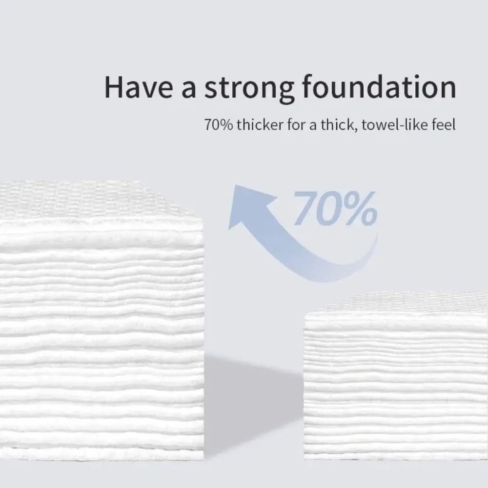 100/300PCS Disposable 100% Cotton Face Towels & Makeup Wipes Disposable Face Towels Babs