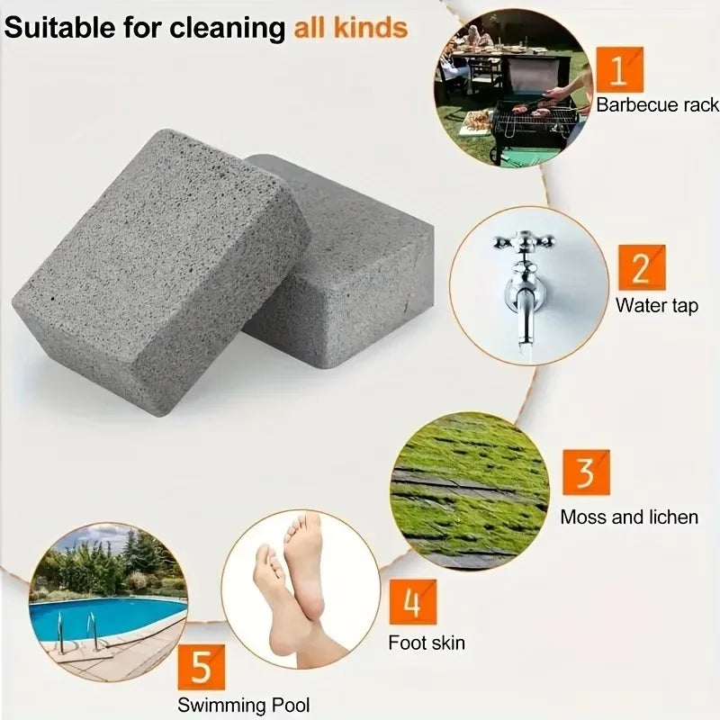 Pumice Stone Grill Cleaning Brick | BBQ Rack Cleaner 1-10 PCS BBQ Grill Cleaner Babs