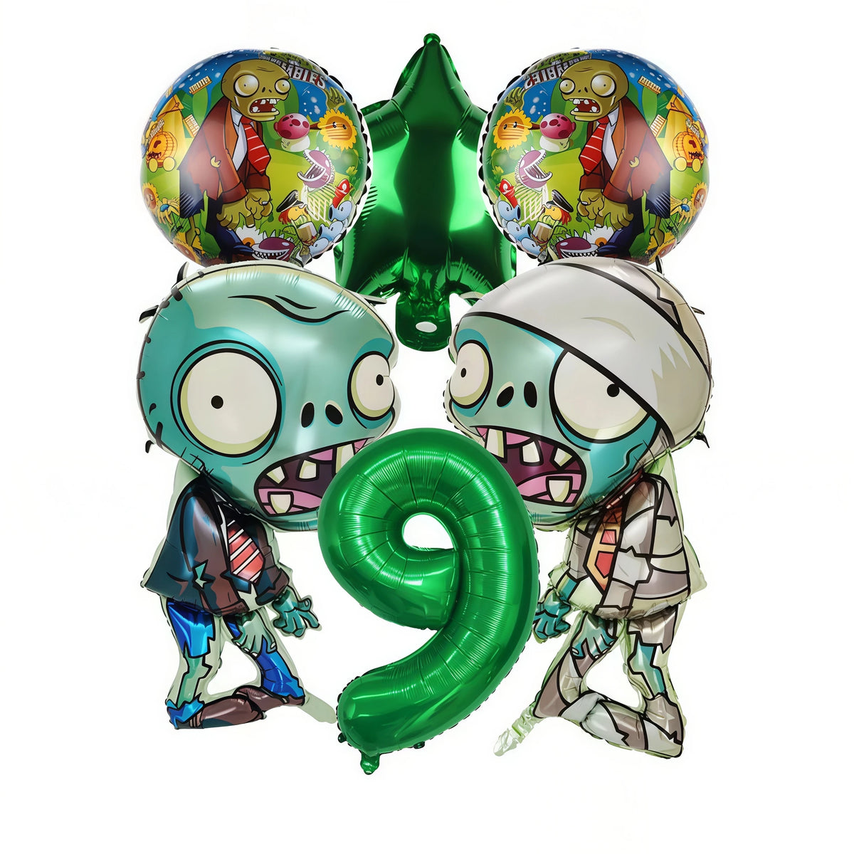 Plants vs. Zombies Birthday Party Decoration Kit Birthday Party Kit Babs Balloon set-9