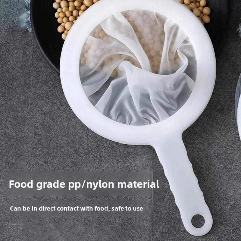 Super Fine Mesh Strainer – Soy Milk, Juice & Pulp Separator Kitchen Mesh Strainer Babs