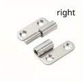 Stainless Steel Concealed Detachable Hinge – Thick & Removable Cabinet Hinge Babs right-1pair