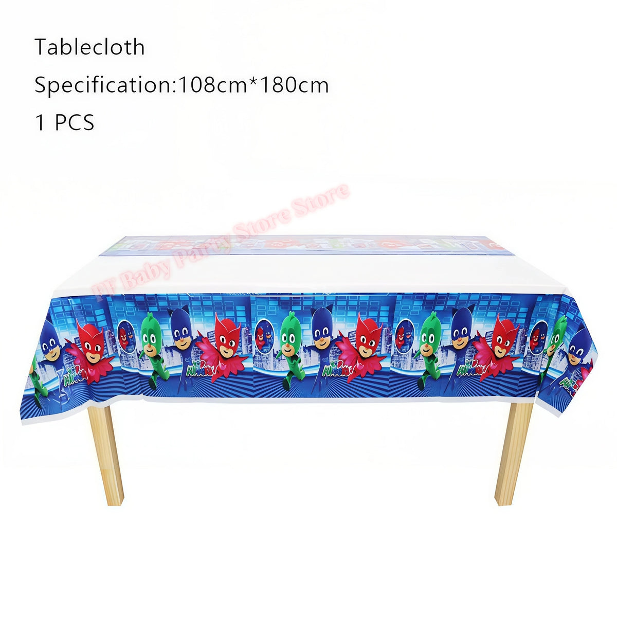 Superhero Birthday Party Supplies – Plates, Cups, Balloons & Banner Party Decoration Set Babs 1pcs tablecloth