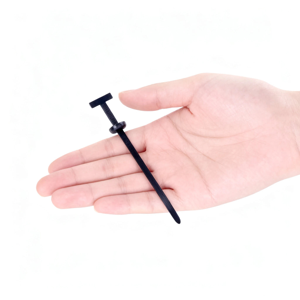 100-Set Nylon Cable Tie Buckle Auto Fastener Clip for Car Panel Auto Fastener Clip Babs