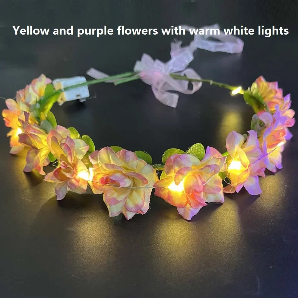 LED Light-Up Glow Headband for Kids & Adults – Party & Wedding