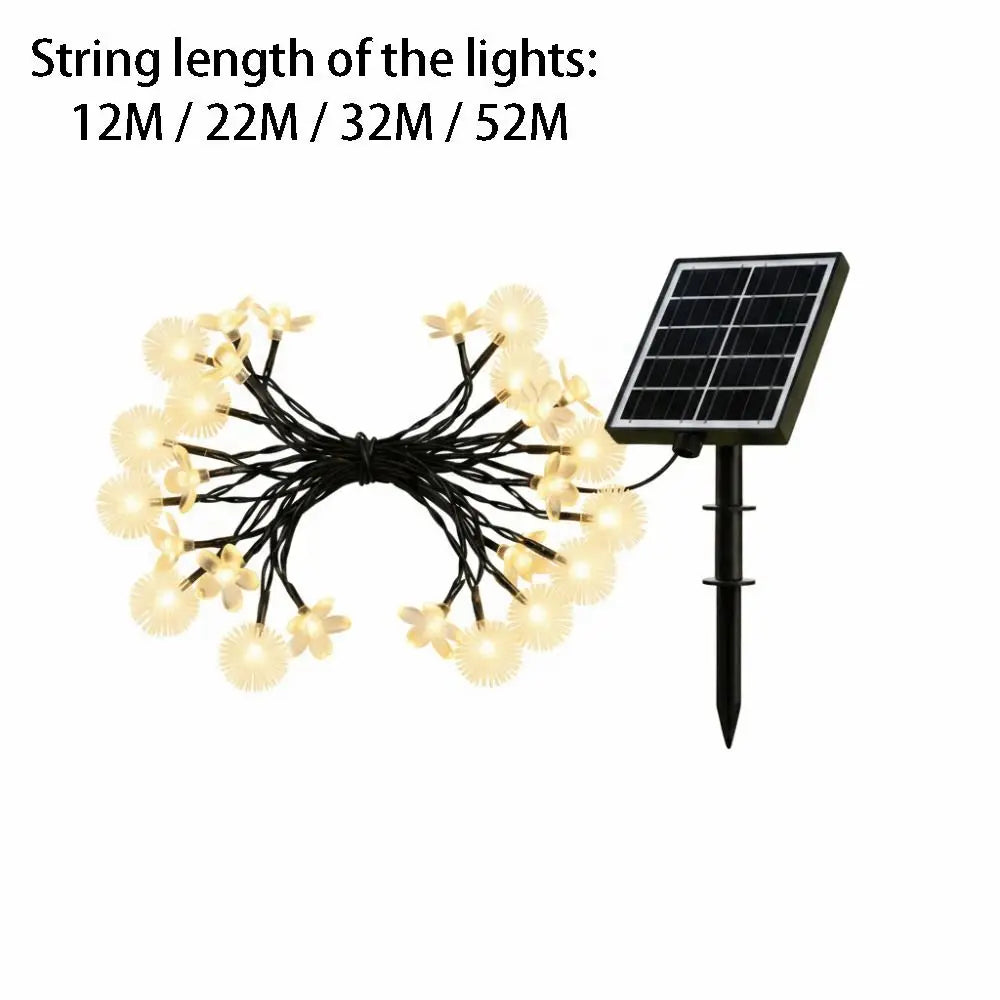 Solar Cherry Blossom String Lights – Outdoor Garden Décor Solar String Lights Babs