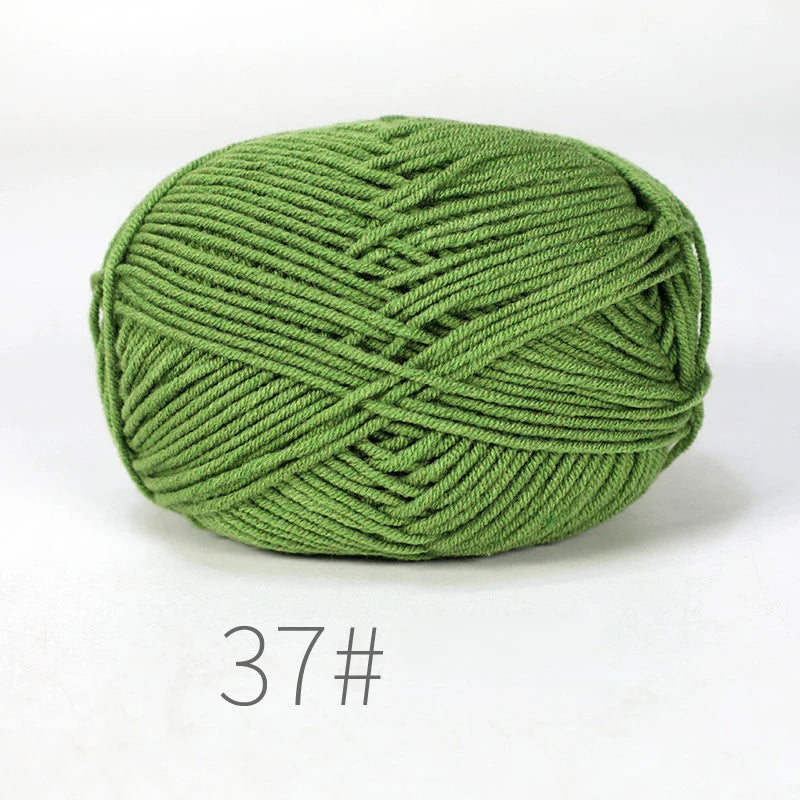 10 Balls 500g Soft Milk Cotton Yarn for Knitting & Crochet