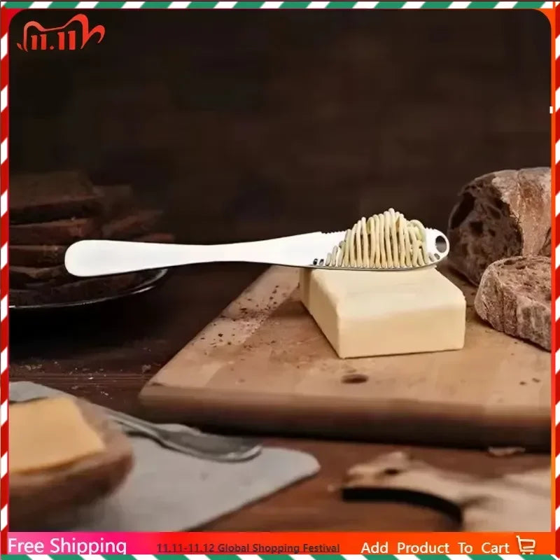 3-in-1 Stainless Steel Butter Spreader & Cheese Knife Butter Spreader Knife Babs