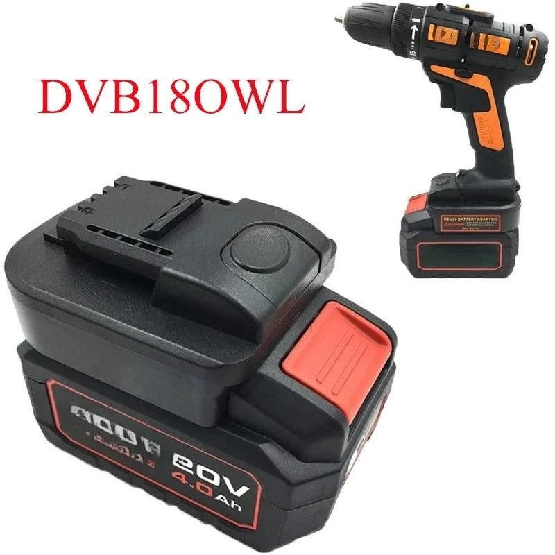 DVB18OWL Battery Adapter – Devon 20V to Worx 20V Tools Battery Converter Adapter Babs