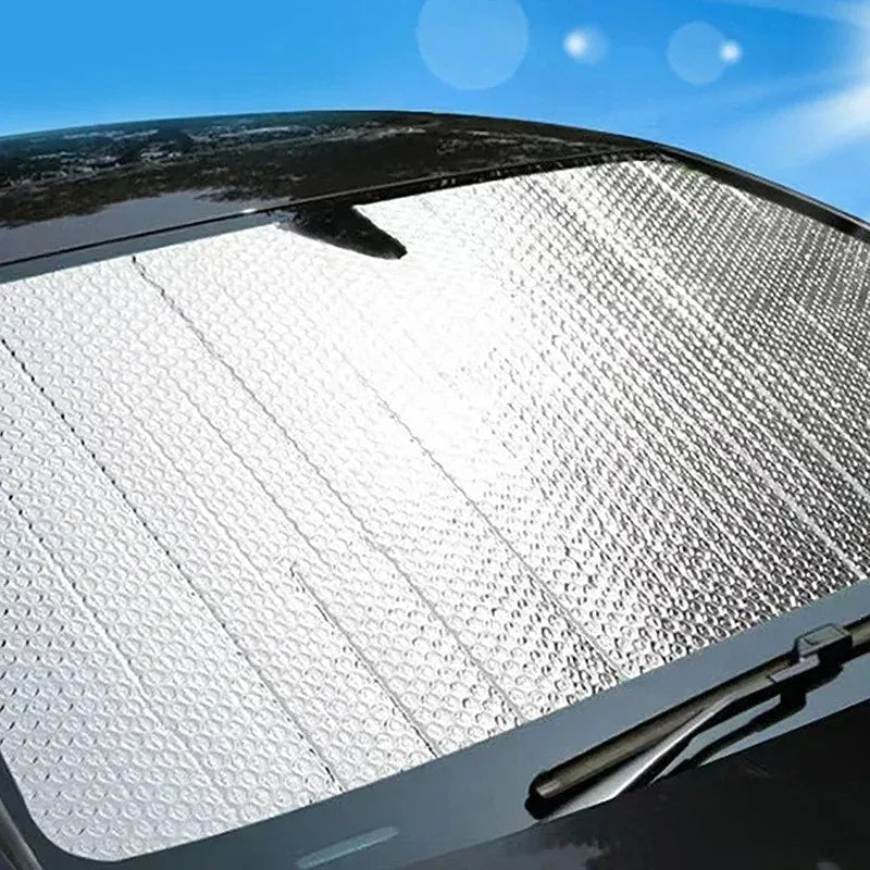 Foldable Car Windshield Sunshade UV Protection 140×70cm Car Windshield Sunshade Babs