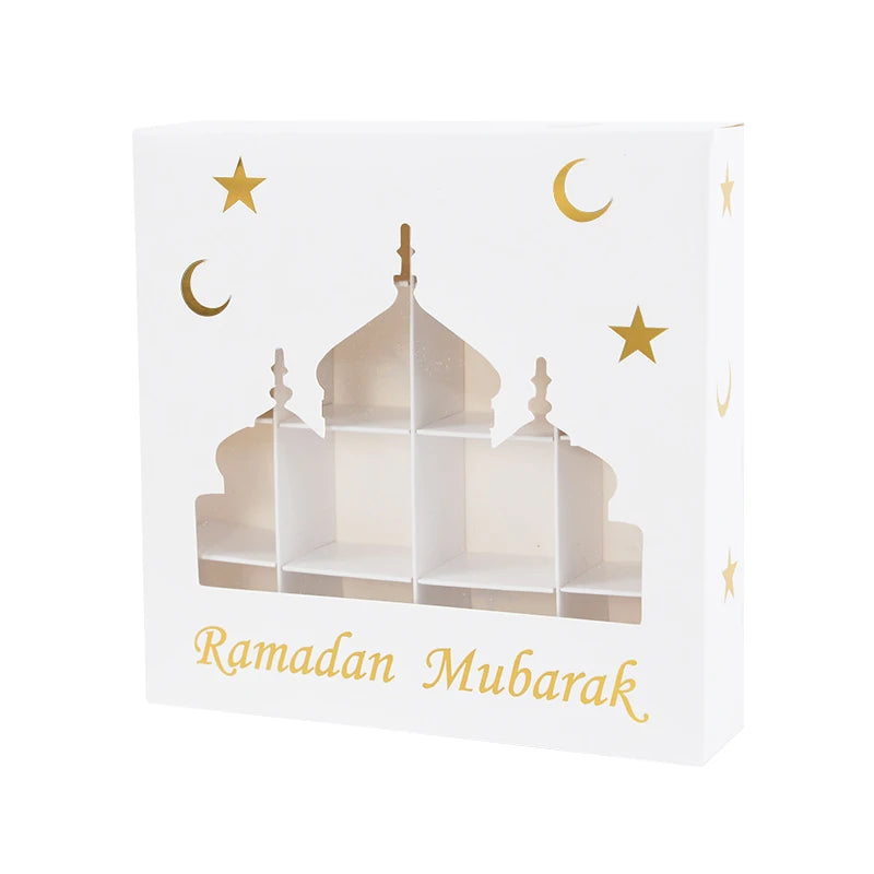 Eid Mubarak Gift Boxes 1-5 Pcs | Ramadan Candy Packaging Holiday Gift Box Babs F 5pcs
