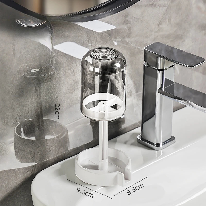 Toothbrush Holder with Dust Cover & Drainage – Bathroom Organizer Toothbrush Holder Babs grey