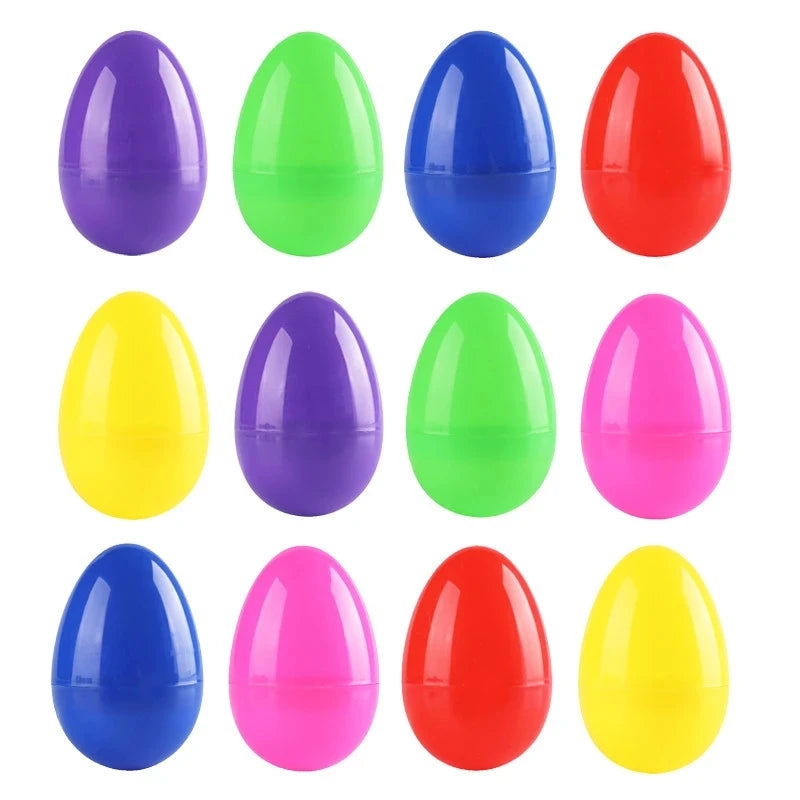 Fillable Easter Eggs 12/24 Pcs – Plastic Party Gift Boxes Fillable Easter Eggs Babs