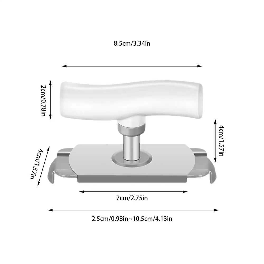 Adjustable Stainless Steel Jar & Bottle Opener Kitchen Tool Jar & Bottle Opener Babs White 1pcs