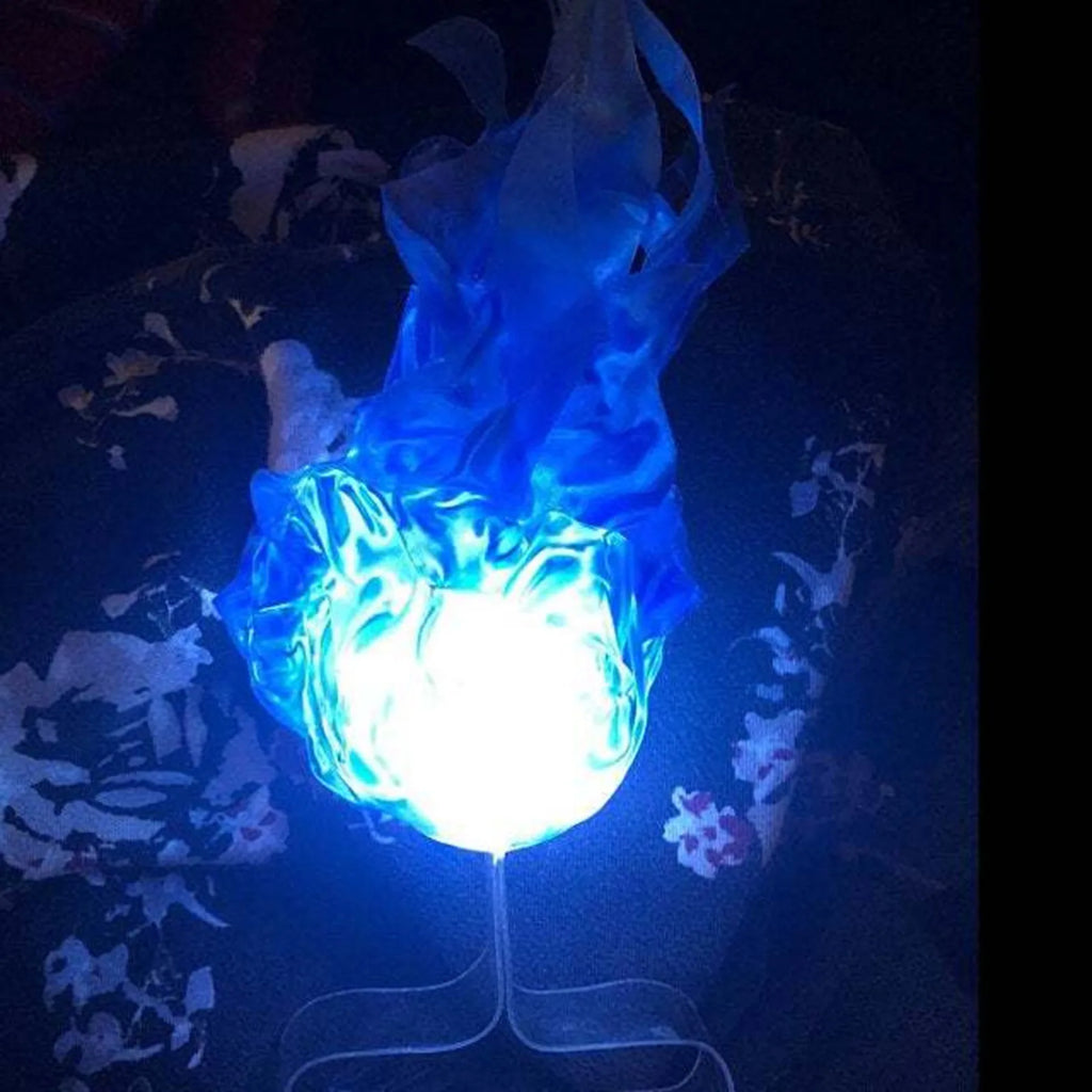 Halloween Floating Fireball LED Prop – Cosplay Flame Light Halloween Party Prop Babs