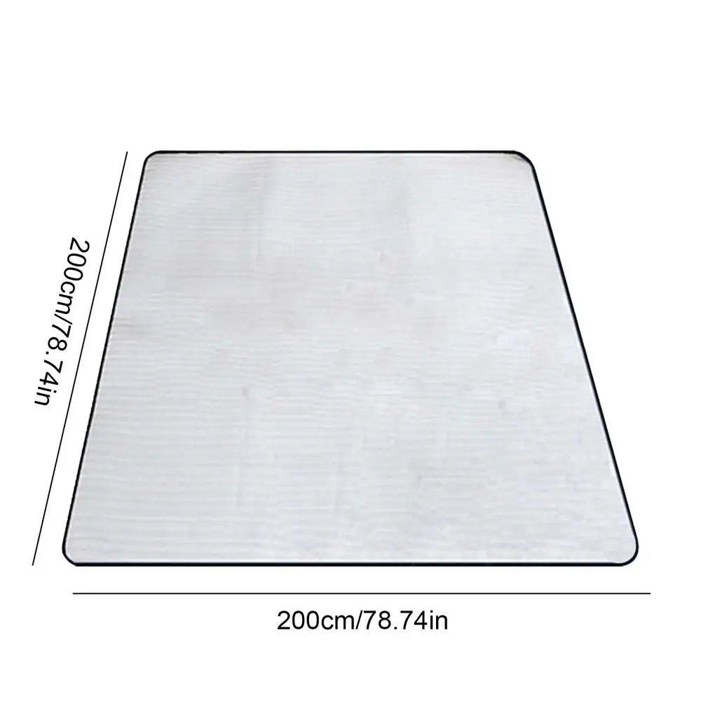 Aluminum Foil Camping Mat – Waterproof Picnic & Hiking Pad Camping Sleeping Mat Babs 1pcs