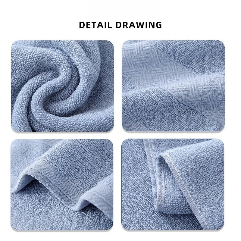 Thickened 100% Cotton Face & Hand Towels – Soft & Absorbent Cotton Face Towels Babs