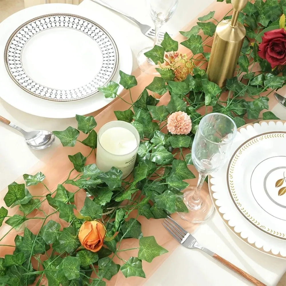 Artificial Ivy Garland Silk Leaf Vine – 2M to 10M | Home & Wedding Artificial Ivy Garland Babs