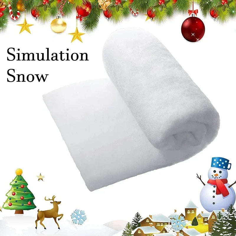 Christmas Artificial Snow Blanket – Fluffy Fake Snow Décor Mat Christmas Snow Blanket Babs