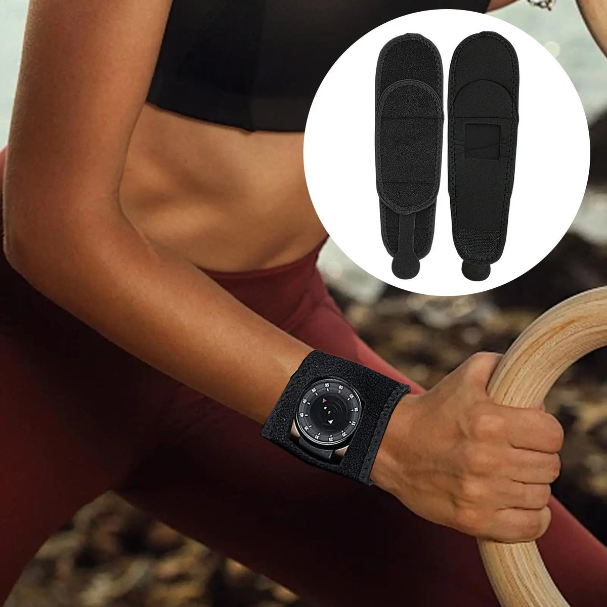 Smartwatch Protector Armband – Cushioned Weatherproof Sport Wrap Smartwatch Armband Protector Babs