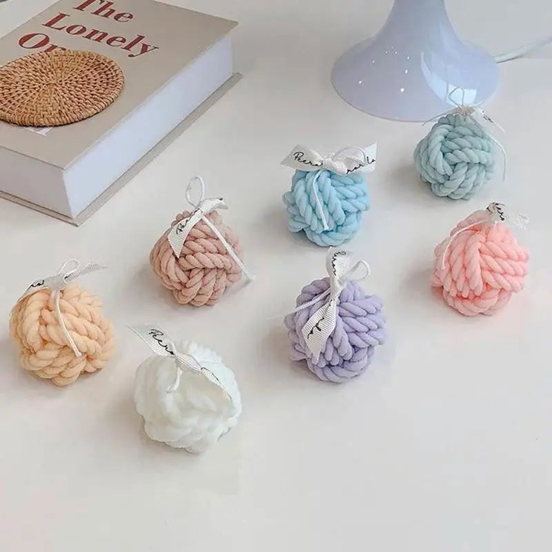 3D Woolen Ball Silicone Mold for Candles & Soap – DIY Craft Silicone Candle Mold Babs