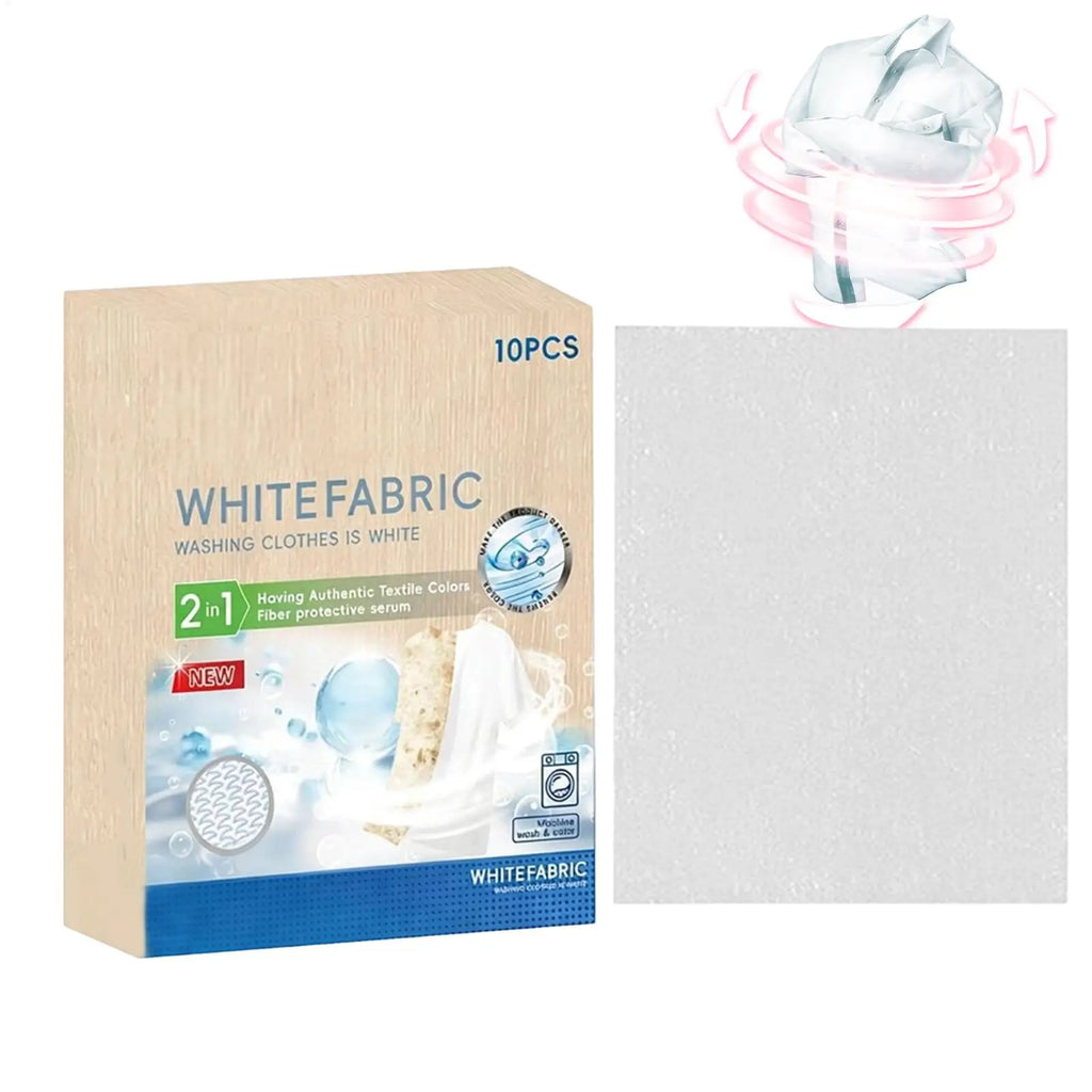 10 Fabric Whitener Dye Sheets – Cotton, Wool & Linen Laundry Laundry Whitening Sheets Babs