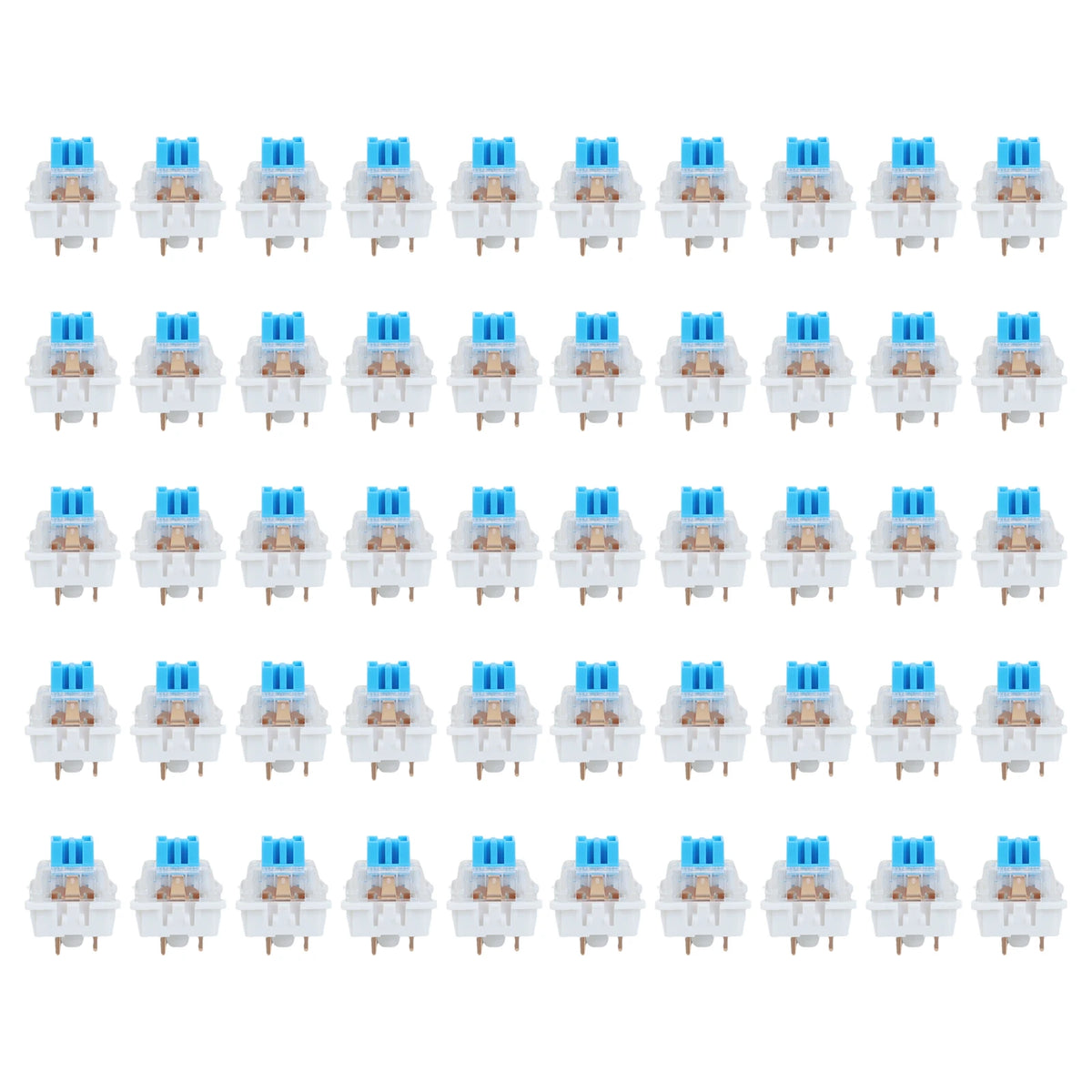 50-Pack 3-Pin Tactile Switches for MX Mechanical Keyboards Keyboard Switches Babs